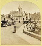 Droit Office and Ship Hotel [Stereoview 1860s]